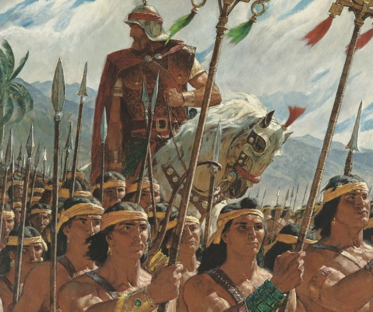 Die 2000 jungen Krieger des Volkes Ammon, die den Nephiten zur Hilfe kommen.