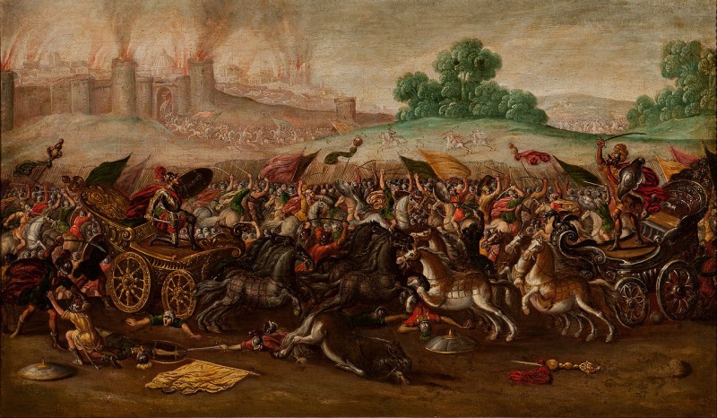 Babylon erobert Jerusalem (von Juan de la Corte)
