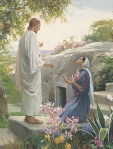 Jesus zeigt sich Maria nach seiner Auferstehung