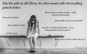 Eine Scheidung lt Eltern oft verzweifeln und den Mut verlieren. Mit der Hilfe des Herrn jedoch kann man wieder neuen Mut fassen und Hoffnung bekommen.