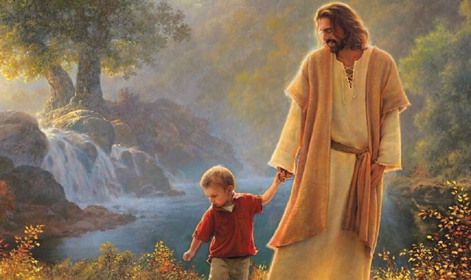 Jesus hält dich an der Hand