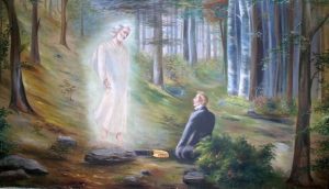 Gemälde von Moroni und Joseph Smith