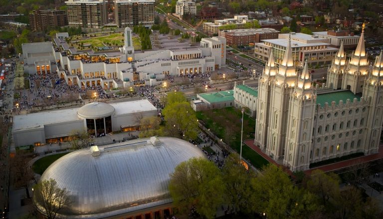Generalkonferenz Kirche Jesu Christi der Heiligen der Letzten Tage Temple Square Mormonen