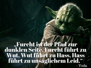 Yoda Furcht Hass