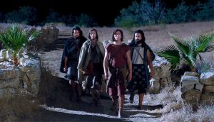 Nephi, Sam, Laman und Lemuel (Sam Petersen), mit freundlicher Genehmigung der Kirche Jesu Christi der Heiligen der Letzten Tage.