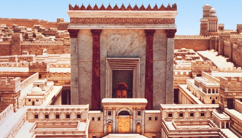 Eine Rekonstruktion des Tempels Salomos.
