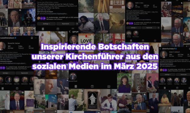 Inspirierende Botschaften aus den sozialen Medien im März 2025