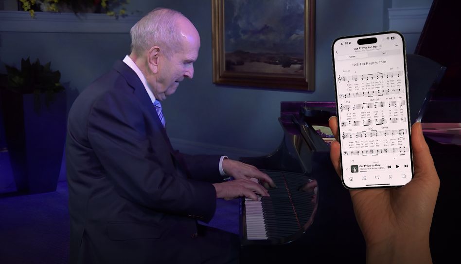 Ein neues Kirchenlied, geschrieben von Russell M. Nelson für das neue Gesangbuch.