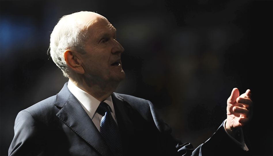 Das Foto von Russell M. Nelson welches im Time-Magazin für seinen Artikel benutzt wurde.