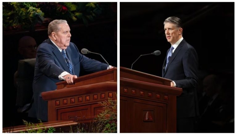 Elder Jeffrey R. Holland und sein Sohn Matthew