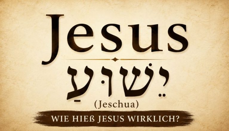 Jesus und der aramäische Name Jeschua dargestellt.
