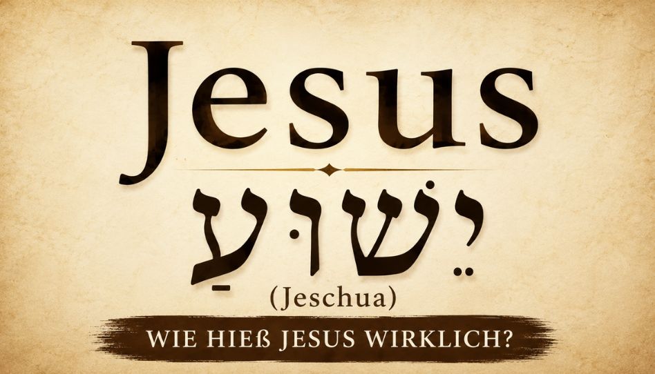 Jesus und der aramäische Name Jeschua dargestellt.